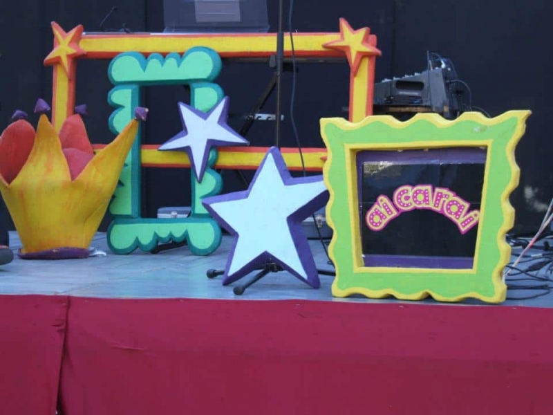 Escenografia Visca la festa! (Font: Ai, carai)