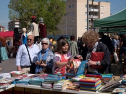 Sant Jordi a la plaça de Pau Picasso