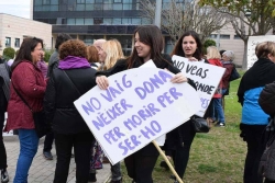 08/03/2017 - #MujeresEnHuelga Mobilització als Jardins de l'Ajuntament