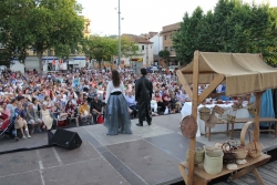 La plaça de Pau Picasso, plena de gom a gom en un dels darrers actes de La Remençada