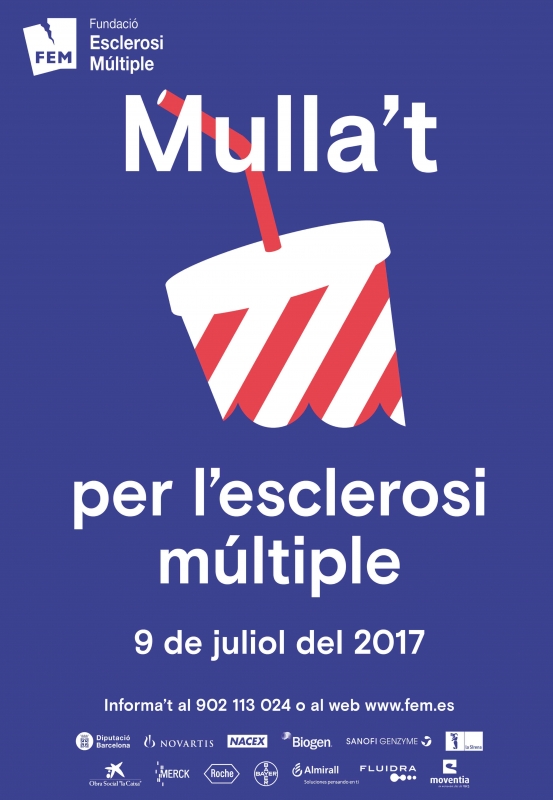 Cartell "Mulla't per l'Esclerosi Múltiple" 2017