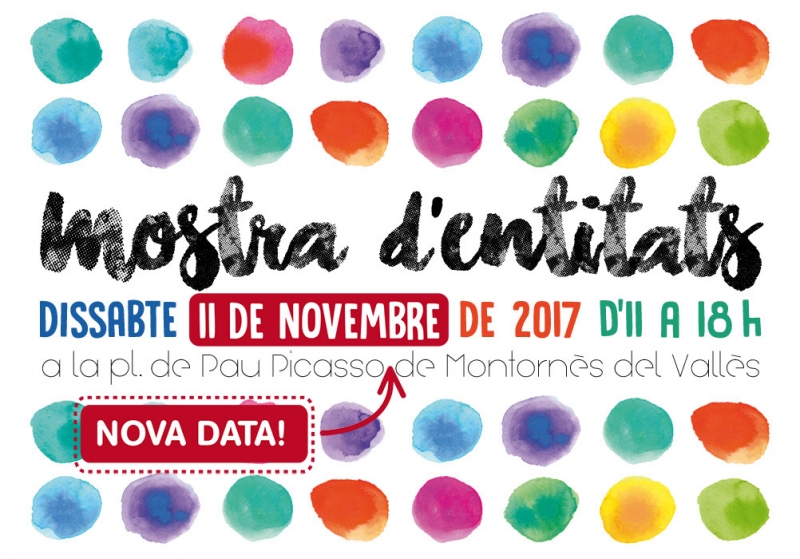 Nova data Mostra entitats 2017