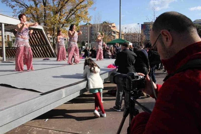 Un moment del ral·li fotogràfic de Sant Sadurní