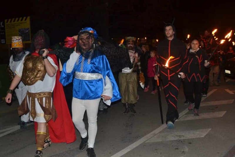 Rua mortuòria per la crema de Sa Majestat el Rei Carnestoltes