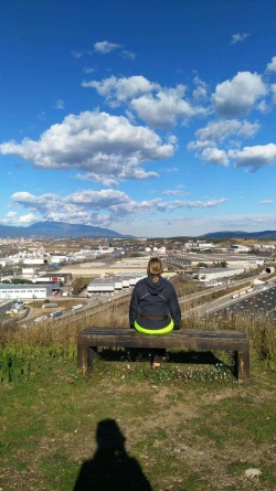 2n premi: "Moment de relax contemplant les vistes de Montornès", de Laia Arjona