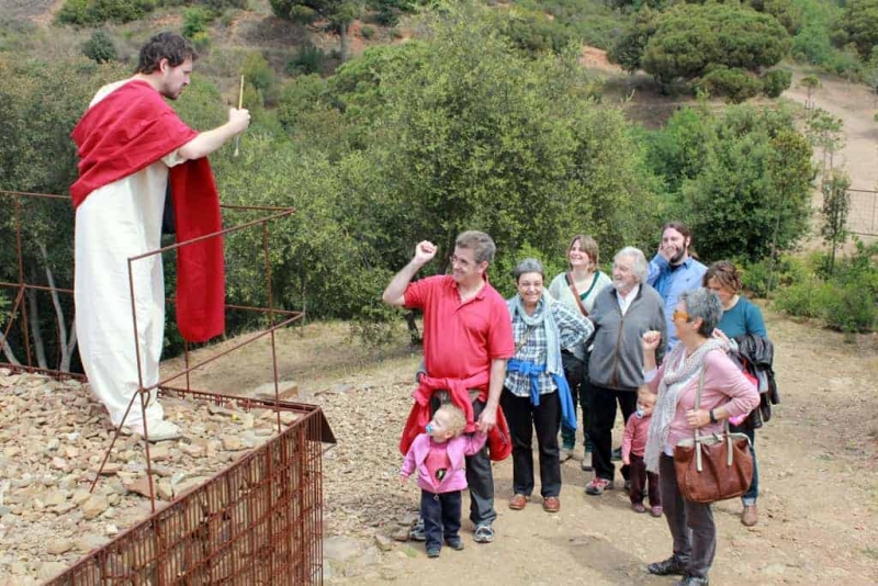 Visita teatralitzada al jaciment Mons Observans