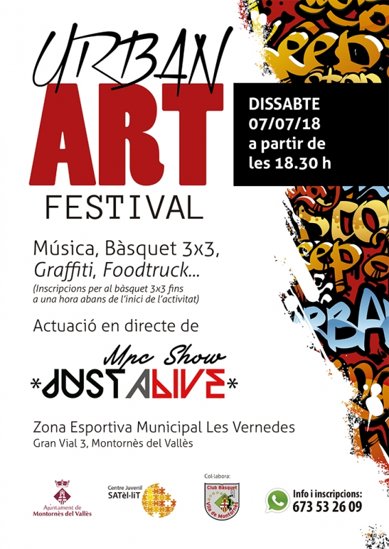 Cartell de l'Urban festival