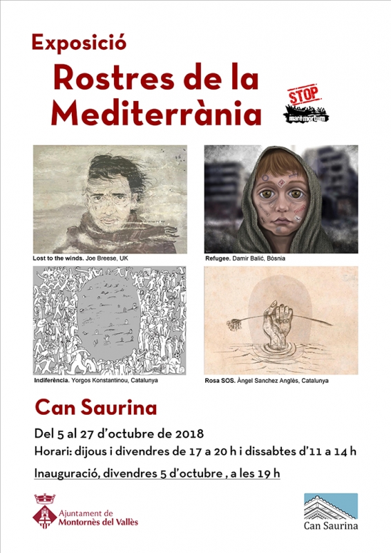 Cartell de l'exposició "Rostres de la Mediterrània"
