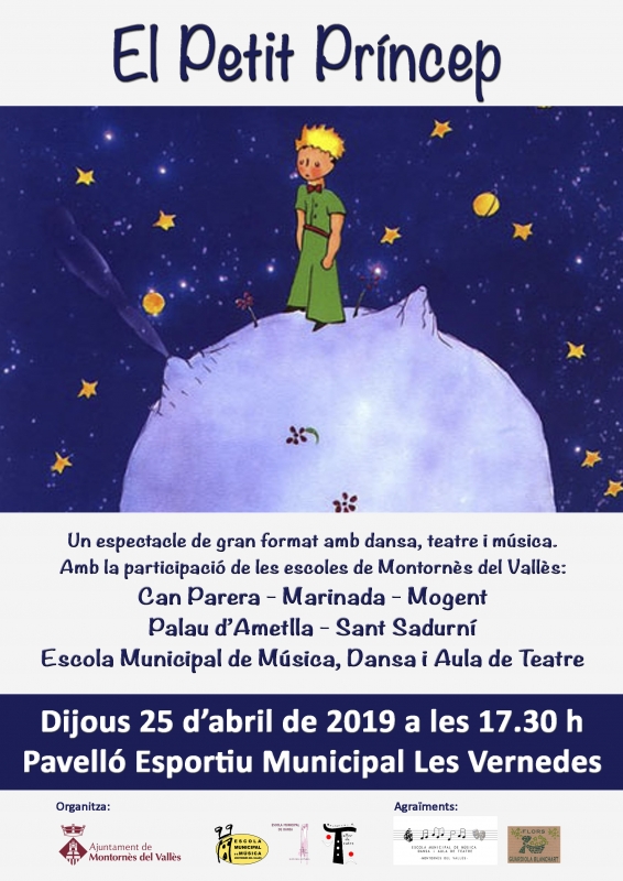 Cartell de l'espectacle "El Petit Príncep"