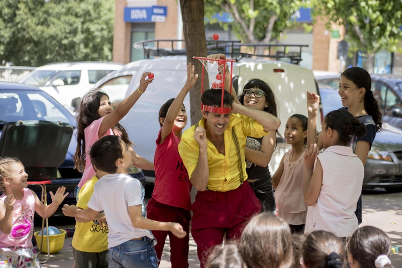 Taller amb el Circ Raluy (Autor: Juanjo Bermejo)