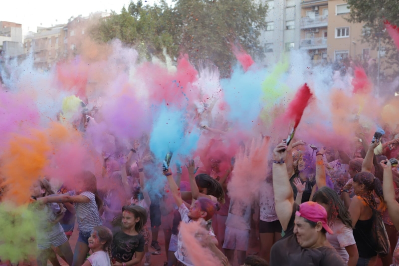 Festa Holi Jove (2018). Autor: Juanjo Bermejo.