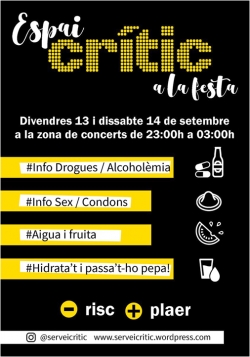 Espai Crític a la Zona de concerts