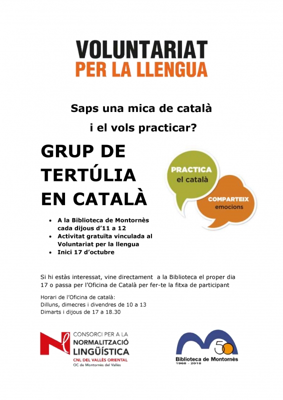 Conversa en català