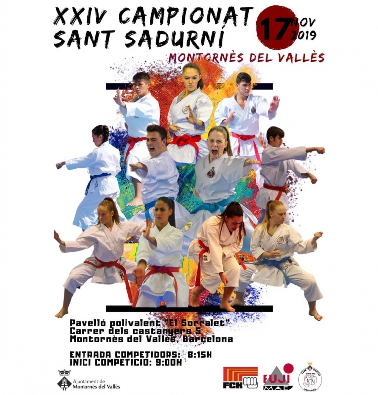 Cartell XXIV Torneig Karate Sant Sadurní
