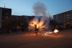 Espectacle de foc a la plaça