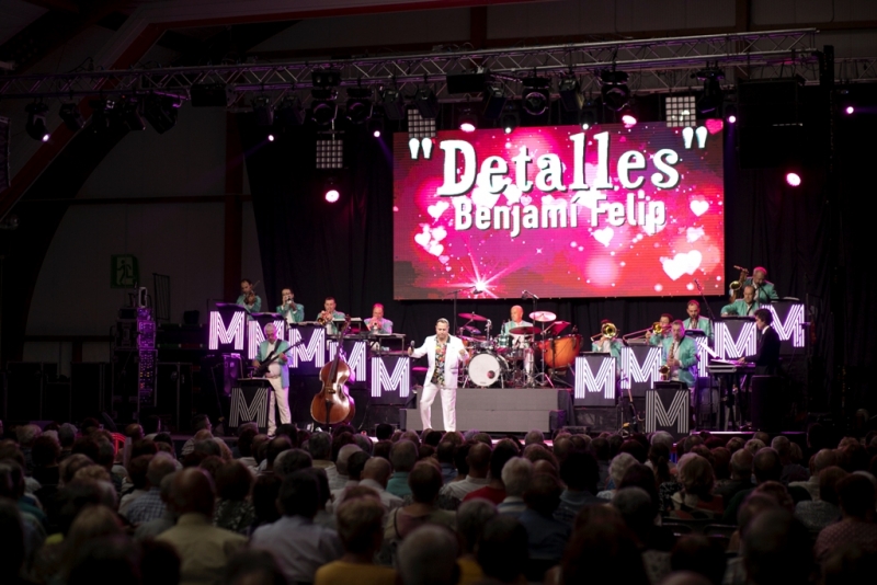 Actuació de l'Orquestra Maravella al concert de la Festa Major 2019. (Foto: Ajuntament de Montornès del Vallès. Autor: Juanjo Bermejo)