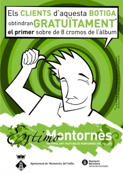 Cartell de promoció de la col·lecció Estimo Montornès