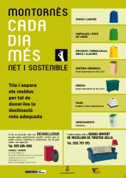 Cartell de la campanya "Montornès cada dia més net i sostenible" (2007)