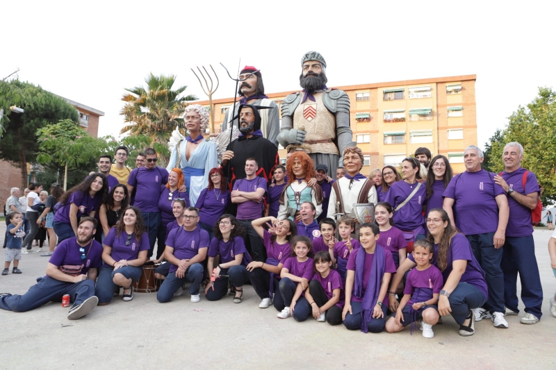 La colla de Geganters a les festes de Sant Joan 2019 (autor: Juanjo Bermejo)