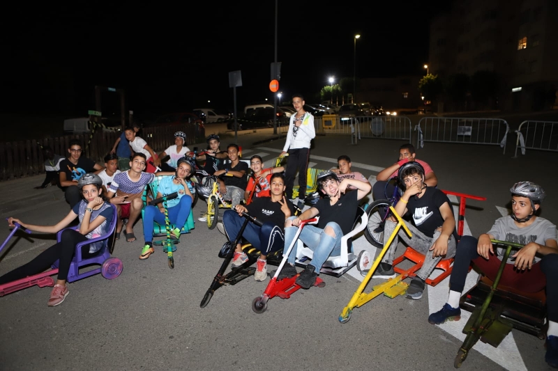 Baixada nocturna de carretons per Sant Joan 2019 (autor: Juanjo Bermejo)