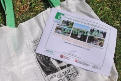 Diploma lliurat a l'Ajuntament per la participació de Montornès en el Let's Clean Up Europe 2021