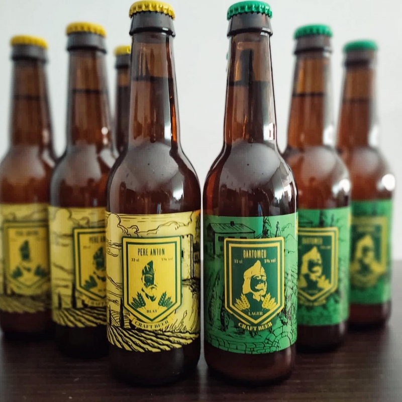 La cervesa de la Festa Major 2021 (imatge: Penya Pere Anton/Penya Els Bartomeus)