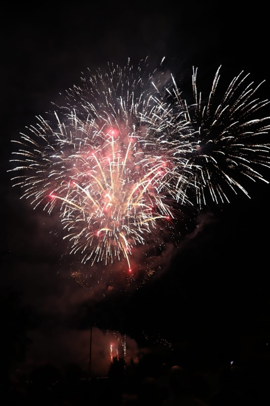 Castell de focs d'artifici de la Festa Major 2019. (Foto: Ajuntament de Montornès del Vallès. Autor: Juanjo Bermejo)