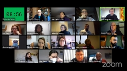 Un moment de la sessió telemàtica del Ple extraordinari del 23 de desembre de 2021