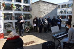 Un moment de l'acte de commemoració del Dia Internacional en Memòria de les Víctimes de l’Holocaust.