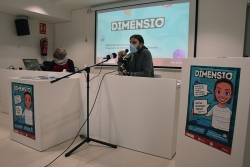 Intervenció del regidor d'Ocupació, Promoció Econòmica i Comerç, Jordi Delgado, a la presentació del projecte Dimensió Sociolaboral.