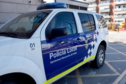 Un dels vehicles de la Policia Local