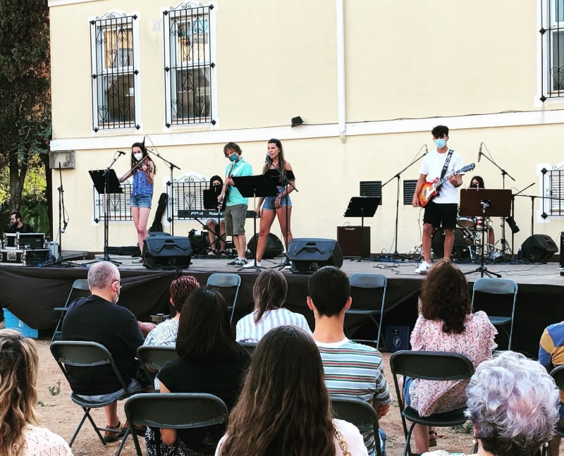 Concert amb els combos de l'escola, a l'Sputnik. (Juliol 2021)