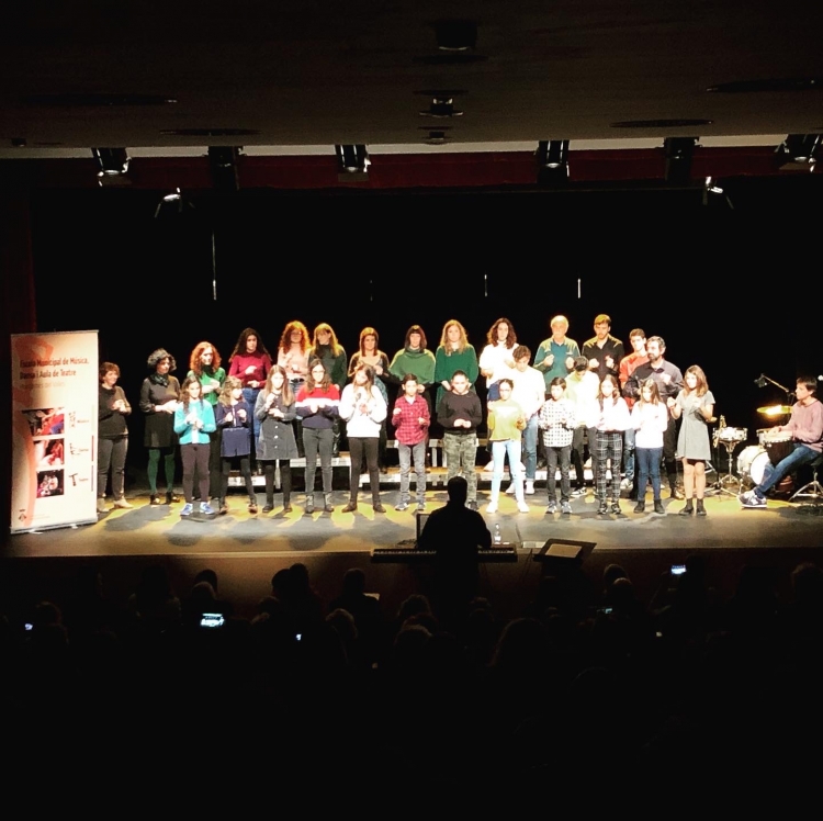 Concert amb els cors de l'Escola Municipal de Música. (imatge d'arxiu)