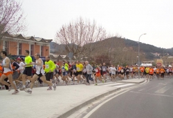 Primers metres de la cursa al Gran Vial