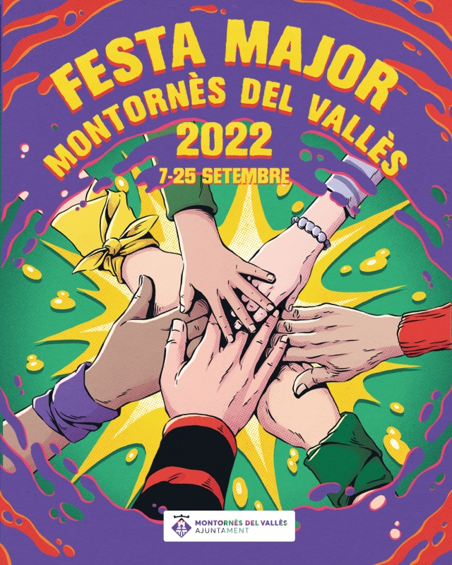 Cartell de la programació d'activitats de la Festa Major 2022.