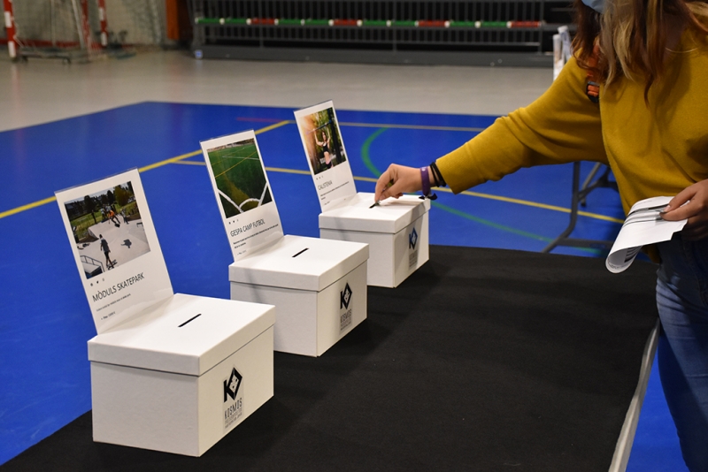 Fase de votació individual de la 4a Assemblea Jove.