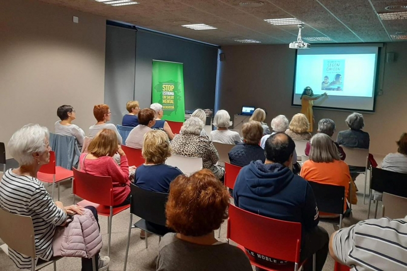 Un dels tallers "Booklife" amb Laura García (imatge: Booklife).