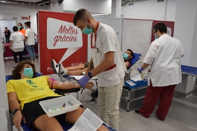 Campanya de donació de sang a Montornès (setembre de 2022).
