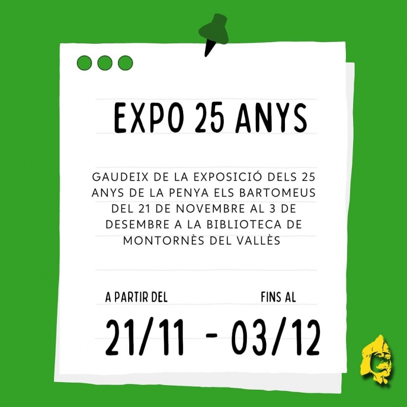 Cartell de l'activitat.