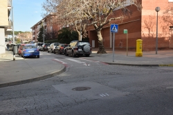 La cruïlla entre el carrer Major i el carrer de Lleida és un dels punts on es faran treballs de reparació