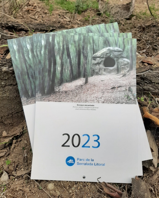 Calendari fotogràfic del Parc de la Serralada Litoral per al 2023. (imatge: PSL)