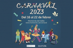 Imatge promocional de les activitats de Carnaval 2023 a Montornès.