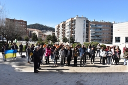 Concentració silenciosa a la porta de l'Ajuntament