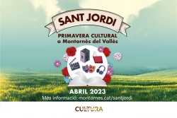 Imatge gràfica de la programació de Sant Jordi 2023