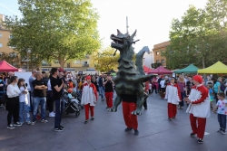 El Drac Ceballot entra a la plaça.