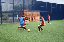 Un moment d'un dels partits dels Cebolletas FC.