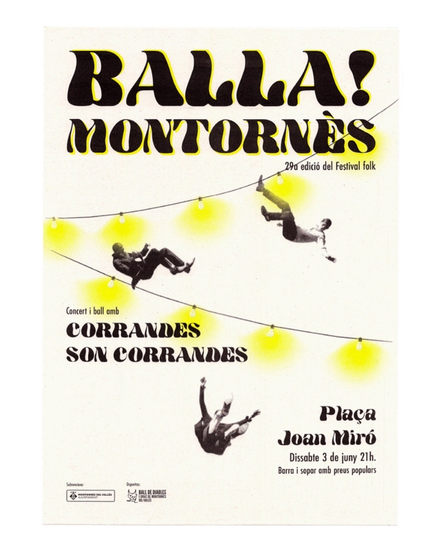 Cartell del "Balla Montornès!" 2023