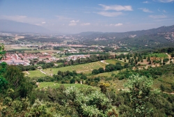 Vista del Cami antic de Martorelles (Imatge d'arxiu)