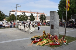 Un moment de l'acte institucional de la Diada de 2022.