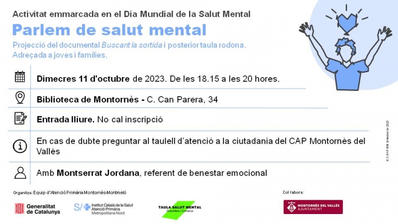 Cartell de l'activitat.